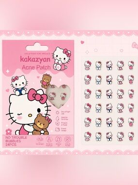 Pink Hello Kitty Acne Pimple Patches - 24 Pack
